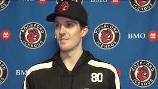 Mitchell Weeks Postgame vs Manitoba 1115 [upl. by Milburn781]