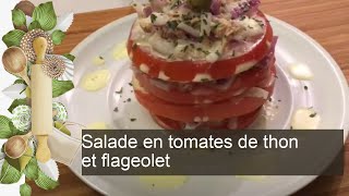 Salade en tomates de thon et flageolet [upl. by Lleryt706]