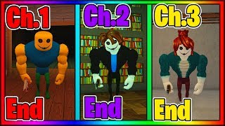 Roblox  Bakon  All 3 Endings Chapter 1  Chapter 3 [upl. by Eey]