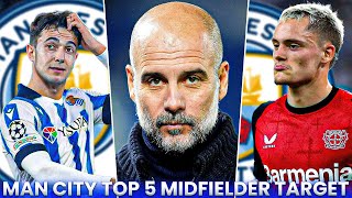 Manchester City Top 5 midfielder target in January transfer window [upl. by Odab]