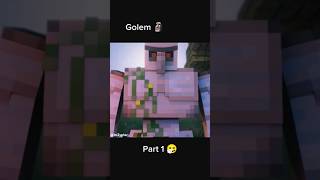 Golem part 1 golem minecraft hehe gaming minecraftshorts animation [upl. by Bernadina666]