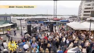 Petter  Vinden har vänt amp Så klart  Slussen Södermalm Stockholm Sweden 662015 [upl. by Akinhoj]