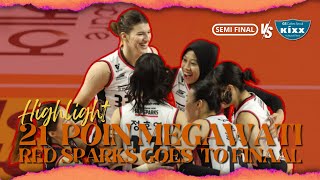 Highlight Poin Megawati Hangestri I GS Caltex vs Red Sparks Semi Final KOVO Cup 2024 [upl. by Lyrehc]