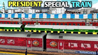 PRESIDENT SPECIAL VVIP Train Duty  I Became A Loco Pilot Of Presidents Train  Maharajas Exp [upl. by Ecneralc]