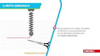 TEORIA Il moto armonico ZANICHELLI [upl. by Yance]