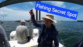 Snapper fishing at the Skyway bridge  Tampa Bay fishing [upl. by Esenej]