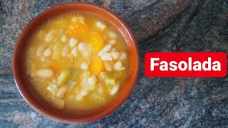 🥣Receta de fasolada La sopa de alubias Frijoles griega [upl. by Ellened]