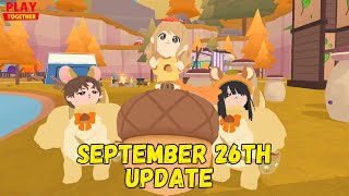 🔴 LIVE 🐶Dogs SNIFF function 🌰CHESTNUTS 🐿️ACORNS September 26th Update Play Together Game [upl. by Kleper]