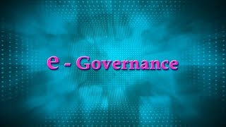 Electronic Governance in India [upl. by Ailedua593]