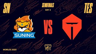 SN vs TES  Semifinal Game 3  World Championship  Suning vs Top Esports 2020 [upl. by Maroj]