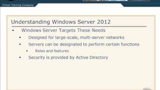 10 Understanding Windows Server 2012 pt 2 [upl. by Ahsimak93]