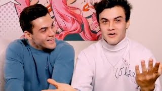 Dolan Twins Visit PSYCHIC To See Their Love Life In The FUTURE [upl. by Ahtanoj65]