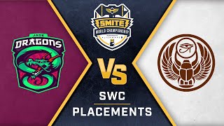 SWC Placements Day 3 Group B Semifinals JADE DRAGONS VS SLEEKNESS [upl. by Hinda]