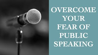 Simple Tips To Overcome Your Fear of Public Speaking I The Speakmans [upl. by Llerdnod]