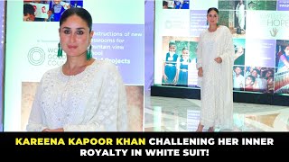 Kareena Kapoor Khan looked gorgeous in a white Kurti set as UNICEF ambassador  Watch  Koimoi [upl. by Hemingway]