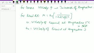 Fluid mechanics    Variation of viscosity of liquids and gases with temperature   15 [upl. by Ole]