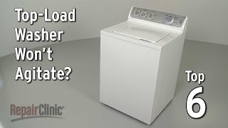 TopLoad Washer Won’t Agitate — Washing Machine Troubleshooting [upl. by Zena755]