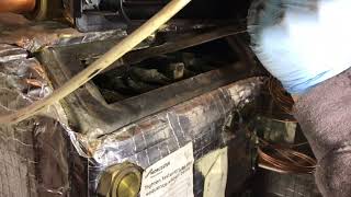 Worcester Oil Fired Boiler  lack of servicing causes premature replacement [upl. by Cudlip]