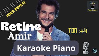 karaoke piano Retine Amir ton 4 [upl. by Driscoll]