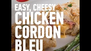 Buddig Recipes  Easy Cheesy Chicken Cordon Bleu [upl. by Annez]