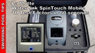 MOBILE WaterLink SPIN TOUCH Lab 3581 10 Test Factors in 60 Seconds [upl. by Luann845]