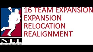 16 Team NLL Expansion Relocation and Realignment Proposal [upl. by Isbel]