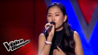 BinderyaB  quotThe Edge Of Glory quot  Blind Audition  The Voice of Mongolia 2018 [upl. by Pollak]