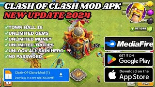 Download Coc Mod Apk 2024 No Password  Unlimited Gems amp Unlimited Coins [upl. by Ayim645]