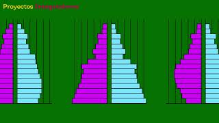 Secundaria  Primero  Pirámide poblacional [upl. by Ordep]