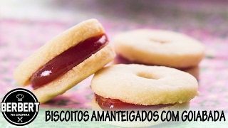 BISCOITOS AMANTEIGADOS COM GOIABADA [upl. by Zinck]