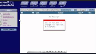 Changing your password in MailEnable [upl. by Atnauq]