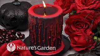 Whip Up a Bleeding Pillar Candle with Natures Garden [upl. by Notneb174]