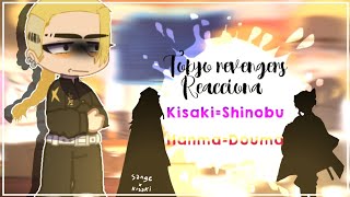 🌹 Tokyo revengers reacciona a Kisaki es Shinobu y Hanma Douma 11 🌹 [upl. by Dnyletak]