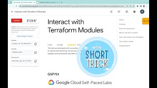 Interact with Terraform Modules  qwiklabs  GSP751  With Explanation🗣️ [upl. by Nashoma965]