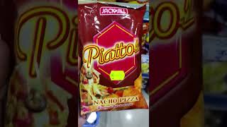 Piattos Nachos pizza potato crisps nachos shortfeed uniqueshorts uniquefood foodreview uae [upl. by Ennayk]