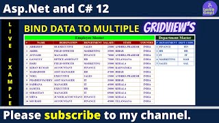 Insert Delete Update in GridView in ASPNet using C  Mini Project [upl. by Vasileior118]