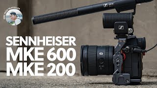 Sennheiser MKE 600 amp 200 Shotgun Mics Unboxing amp Sound Test [upl. by Enninaej]