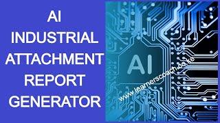 Best AI Tool To Generate Attachment Report For Students [upl. by Yerkovich]