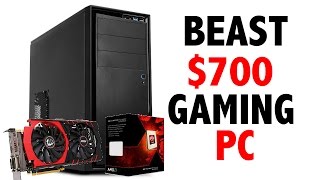 BUILD A BEAST 700 gaming PC 2015 theoretical build [upl. by Atinid]