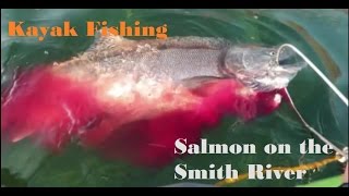 Kayak Fishing the Smith River for Salmon [upl. by Clorinda]