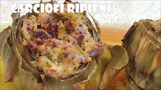 Carciofi ripieni Ricetta di tata domizi [upl. by Adamek]