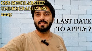 GKS Undergraduate 2025  LAST DATE TO APPLY  2025 GLOBAL KOREA SCHOLARSHIP altaftravelogue [upl. by Notnarb527]