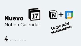 Notion Calendar  la actualización MÁS IMPORTANTE de Notion hasta ahora [upl. by Rednasyl]