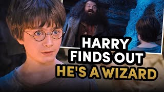 Harry Finds Out Hes a Wizard  Philosophers Stone [upl. by Notsle]