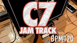 C7 JAM BACKING TRACK Funk Rock Style  C Mixolydian [upl. by Cirederf145]