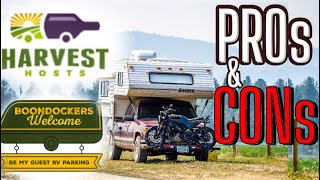 Pro’s amp Con’s for Harvest Host amp Boondockers Welcome 2023 Review Solo travel RV life Thoughts 4K [upl. by Hadias]