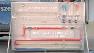 Gel pig quotHydroGelquot  Pipeline pigging demonstration wall [upl. by Je]