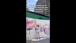 EZblocks Live Painted Wall at Yorkville Murals [upl. by Sayer]