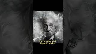 Einstein’s Biggest Mistake The Story of the Cosmological Constant 🌌einstein sciencefacts [upl. by Miksen]