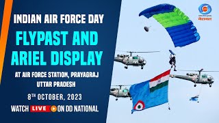 LIVE  Indian Air Force Day  Flypast and Aerial Display  08th October 2023 [upl. by Vittoria]